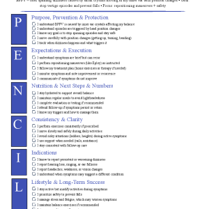 Vertigo (Benign Paroxysmal Positional Vertigo – BPPV)
