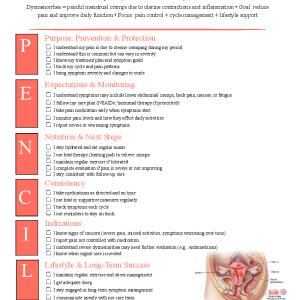 Dysmenorrhea (Painful Periods)