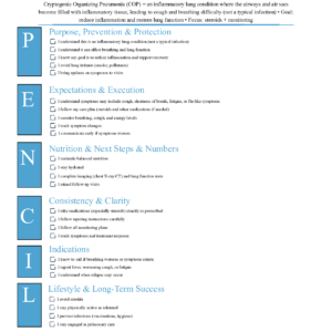 Cryptogenic Organizing Pneumonia (COP)