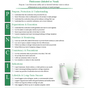 Fluticasone (inhaled or nasal) (Flovent, Flonase)