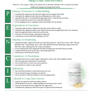 Omega-3 Fatty Acids (EPA/DHA)