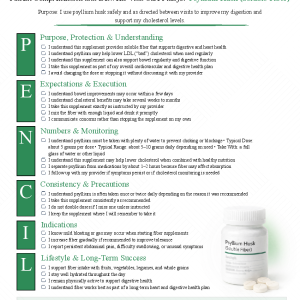 Psyllium Husk (Soluble Fiber)